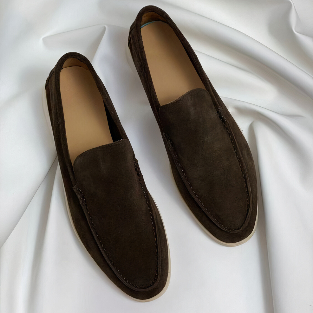 Vintage Suede Loafers Men - Mocassins Heren