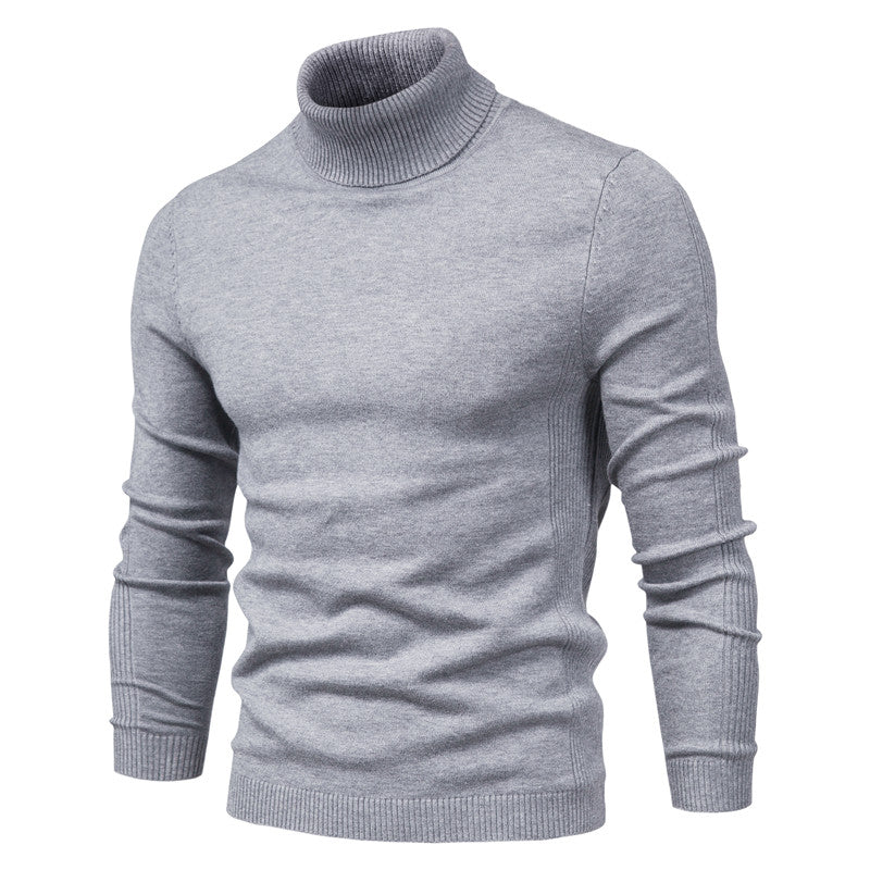 Turtleneck Viscose Pullover herren