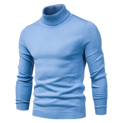 Turtleneck Viscose Pullover herren