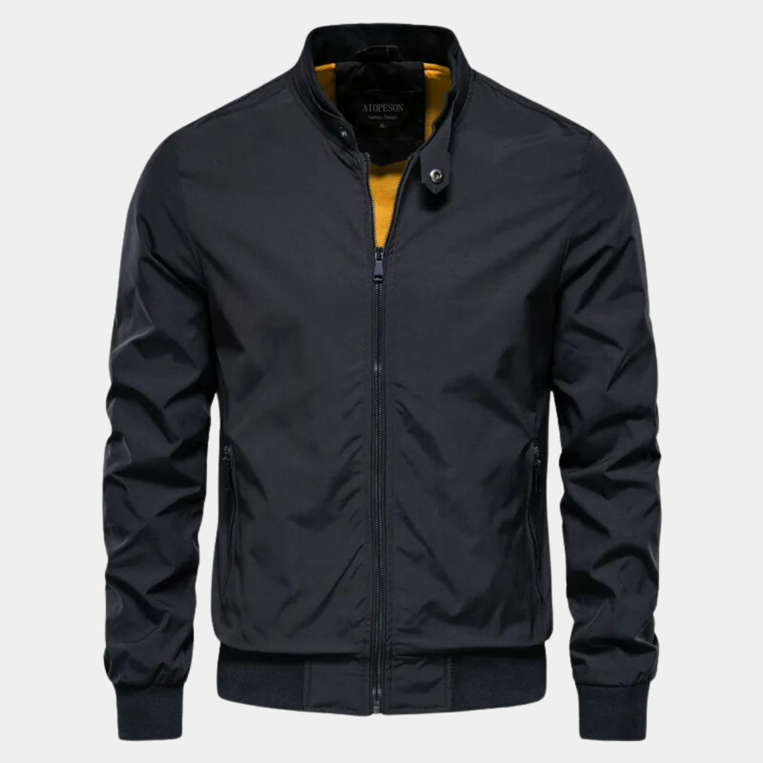 Windbreaker Jacke für Männer Schwarz