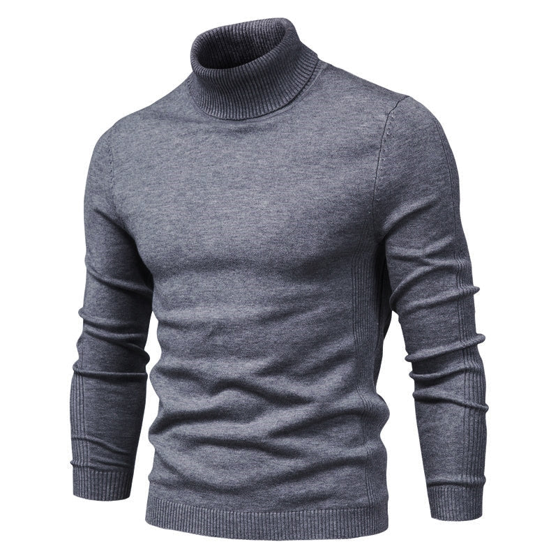 Turtleneck Viscose Pullover herren