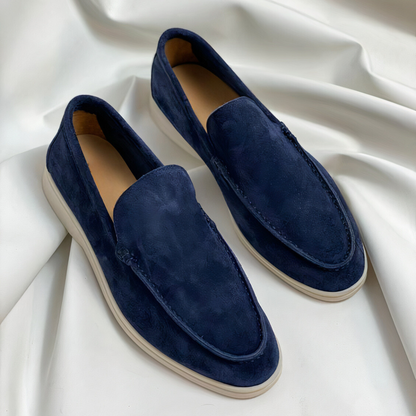 Vintage Leren Loafers Mannen