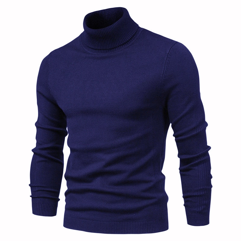 Turtleneck Viscose Pullover herren