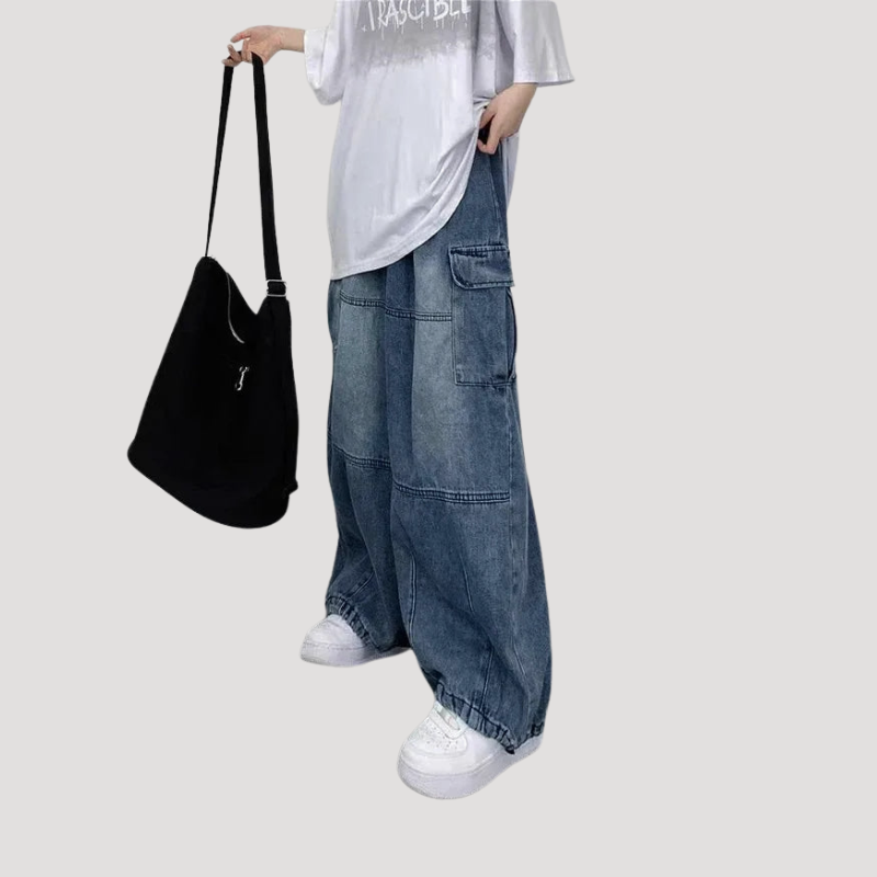 Y2K Vintage Baggy Jeans - Hip Hop Retro Style Kleding