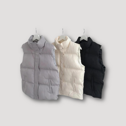 Puffer Omlaag Vest Mouwloos Jacket Quilt