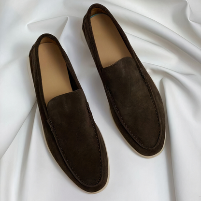 Vintage Leren Loafers Mannen