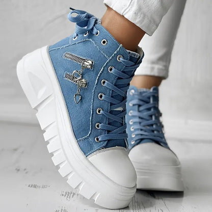 Kayden | Casual Chic Denim Sneakers