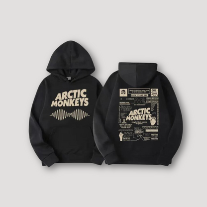 Acrtic Monkeys Geluidsgolf Grafische Print Hoodie