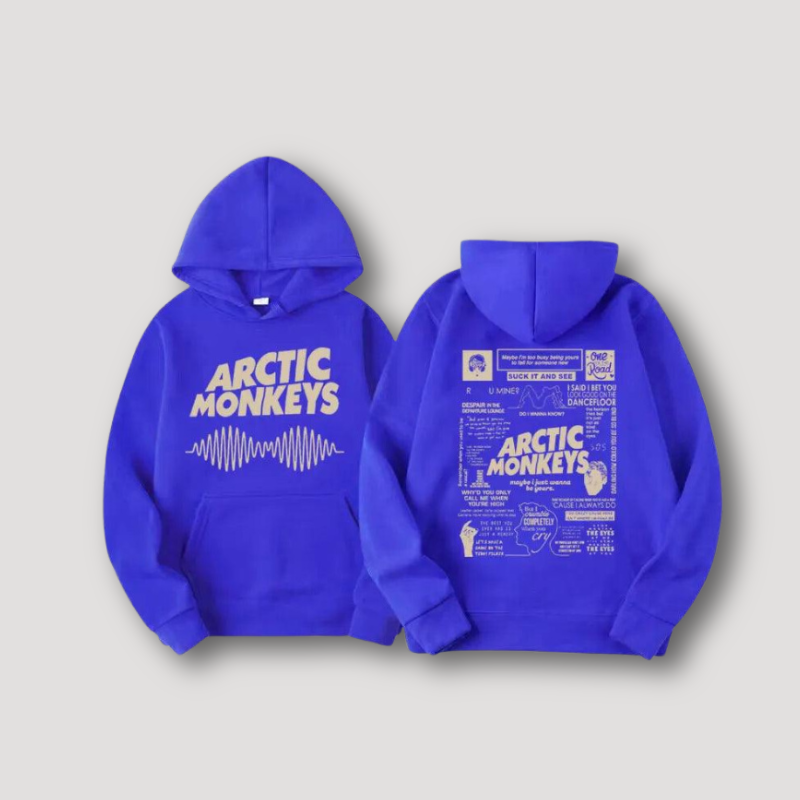 Acrtic Monkeys Geluidsgolf Grafische Print Hoodie