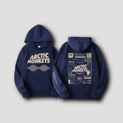 Acrtic Monkeys Geluidsgolf Grafische Print Hoodie