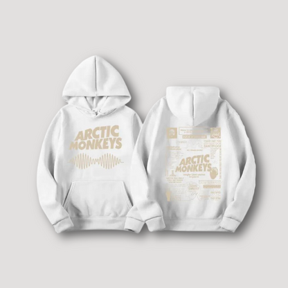 Acrtic Monkeys Geluidsgolf Grafische Print Hoodie