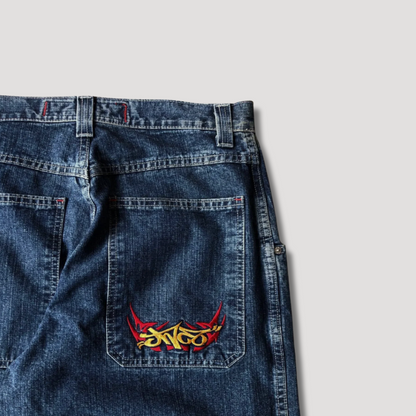 Embroidery Patch Hip Hop Streetwear Denim Rok