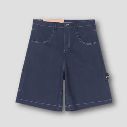 Lange Wide Leg Baggy Stijl Graffiti Jorts