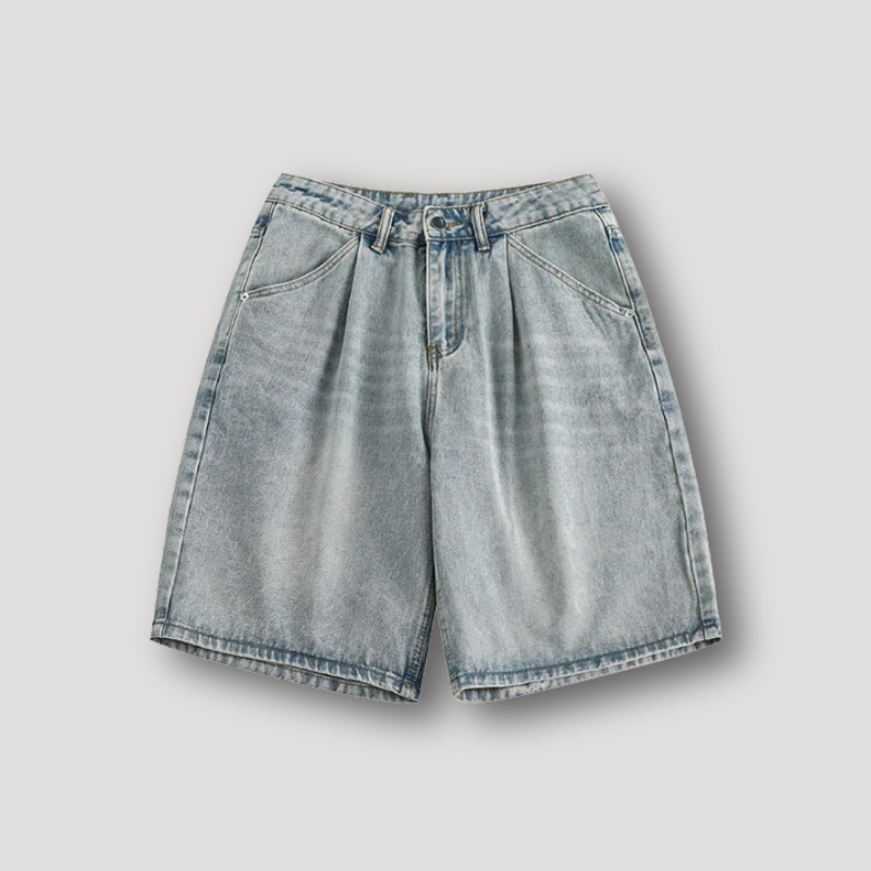 Zomer Vintage Style Gewasen Vervaagd Denim Korte Broek