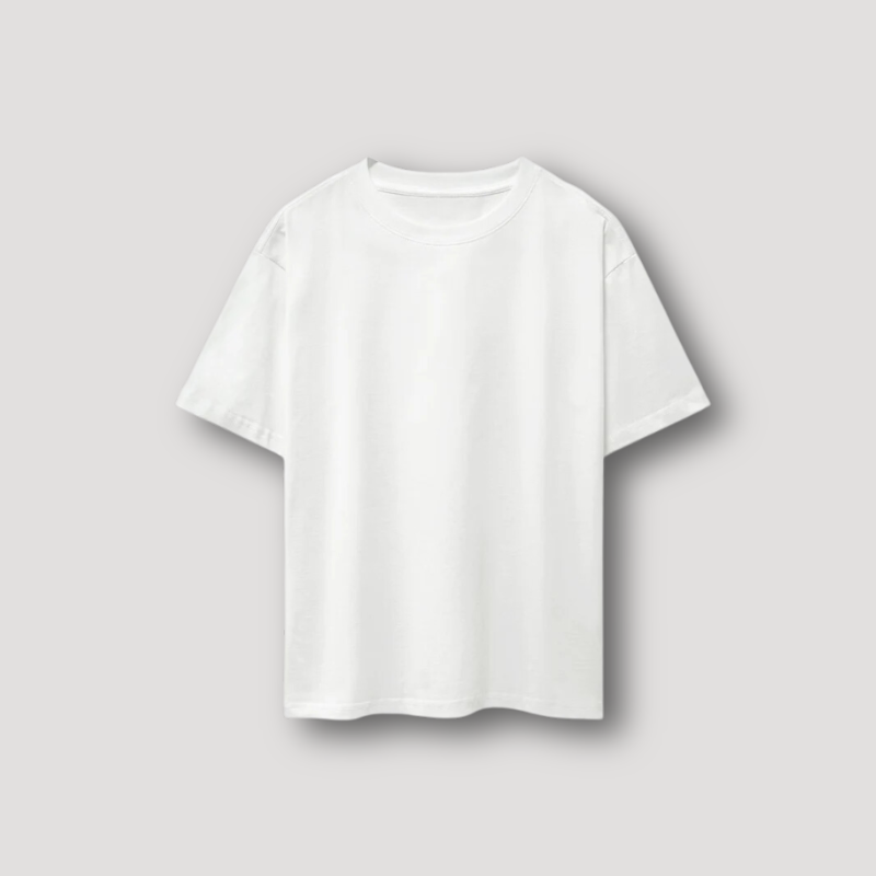 Drop Shoulder Korte Mouw Zomer T Shirt Mannen