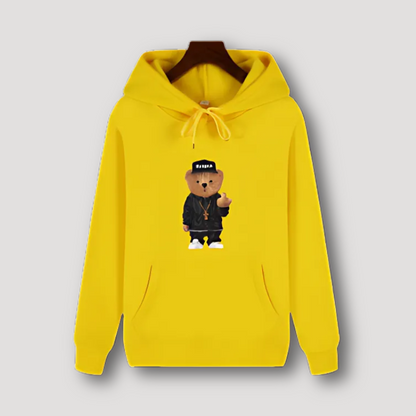Hoodie Middelvinger Beer - Capuchon  - Katoen - Unisex