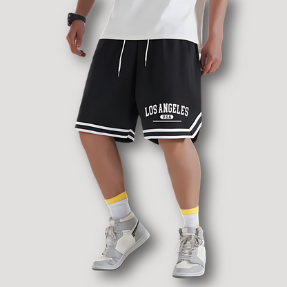 Sportlief Ademend LOS ANGELES USA Grafisch Druk Shorts