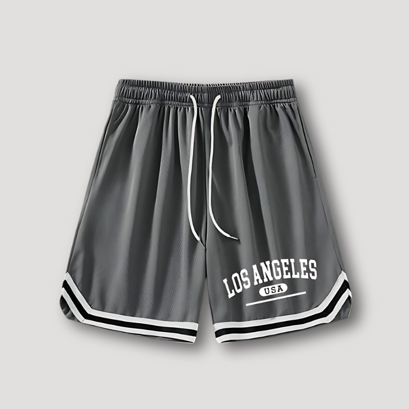 Sportlief Ademend LOS ANGELES USA Grafisch Druk Shorts