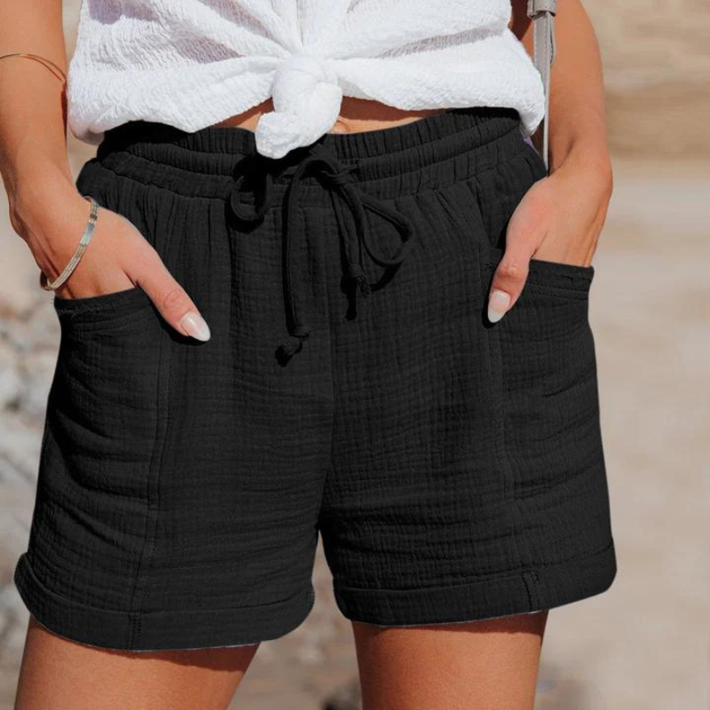 Strand Casual Highwaist Trekkoord Summer Shorts