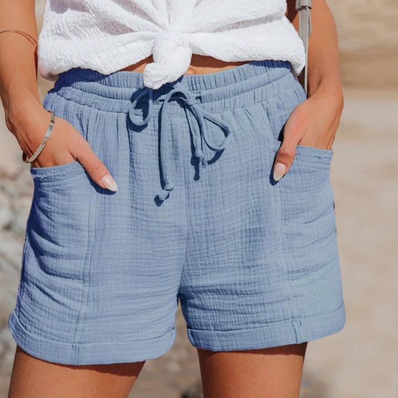 Strand Casual Highwaist Trekkoord Summer Shorts