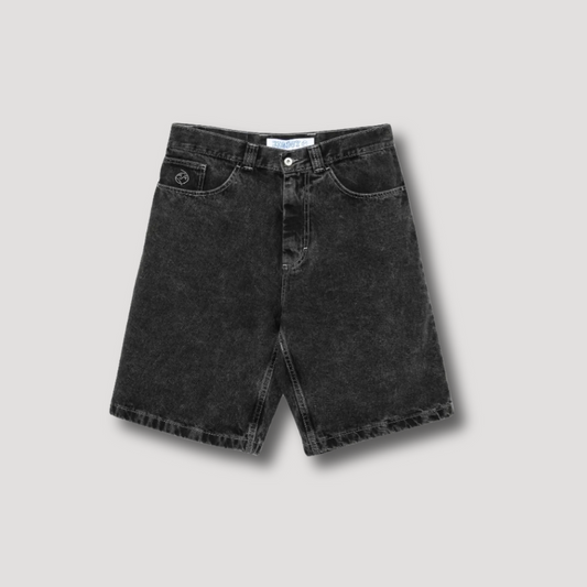 Y2k Denim Black Shorts - Streetwear vintage kleding voor mannen