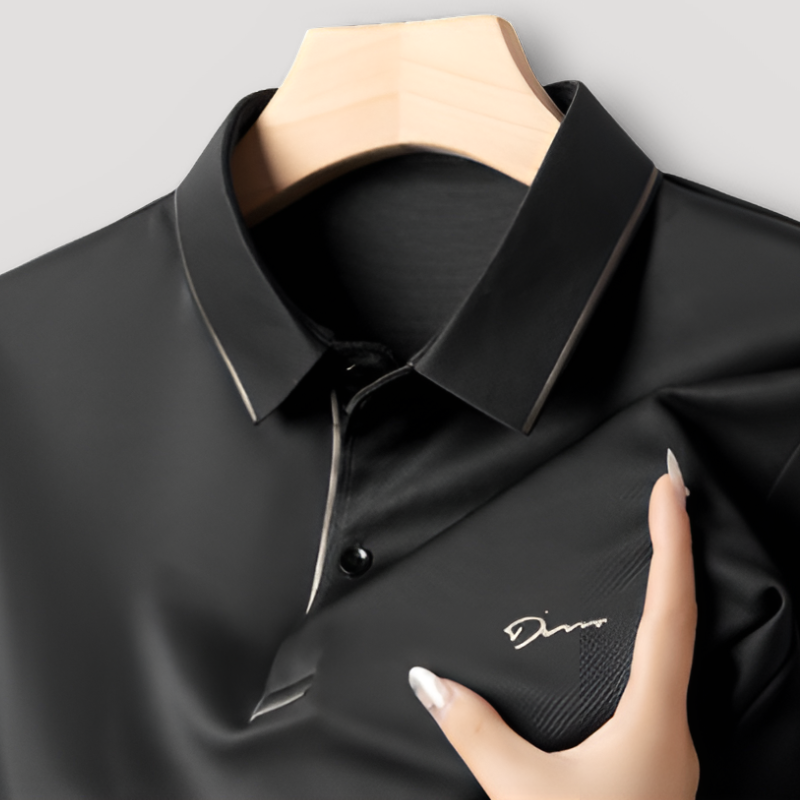 Klassiek Traditioneel Korte Mouw Slim Fit Polo Shirt Heren