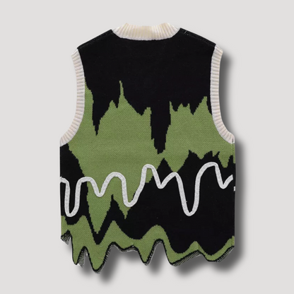 Y2K CatCase Vintage Pullover Vest - Streetwear voor vrouwen