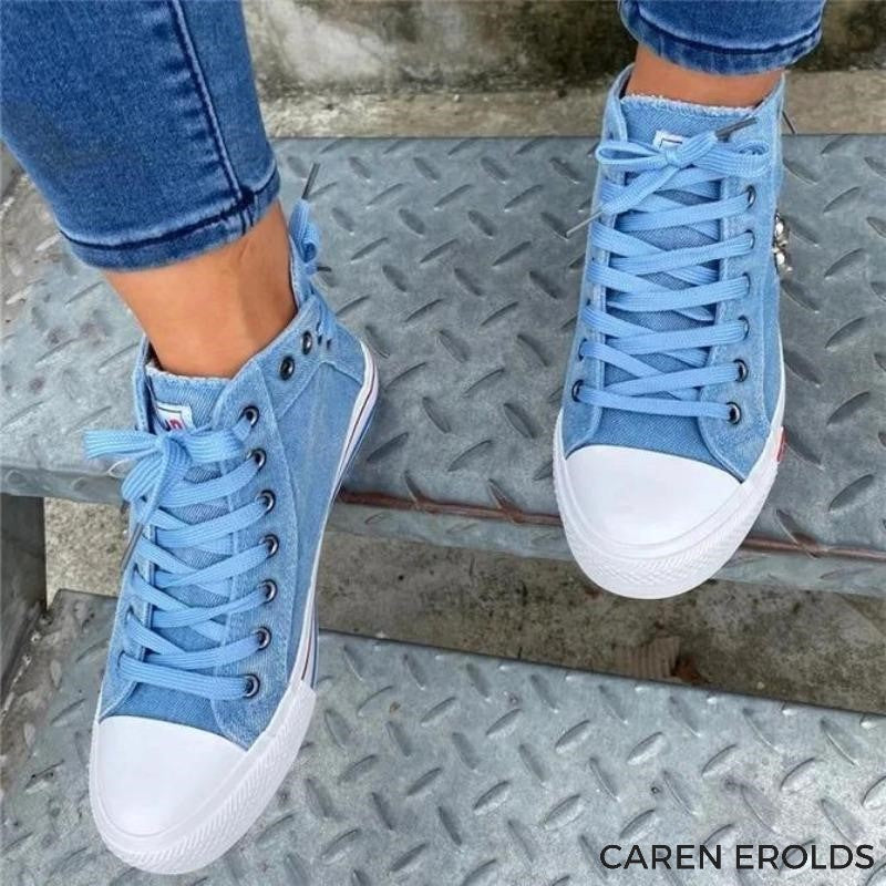 Kayden | Denim charmes sneakers