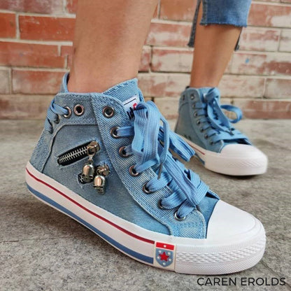 Kayden | Denim charmes sneakers