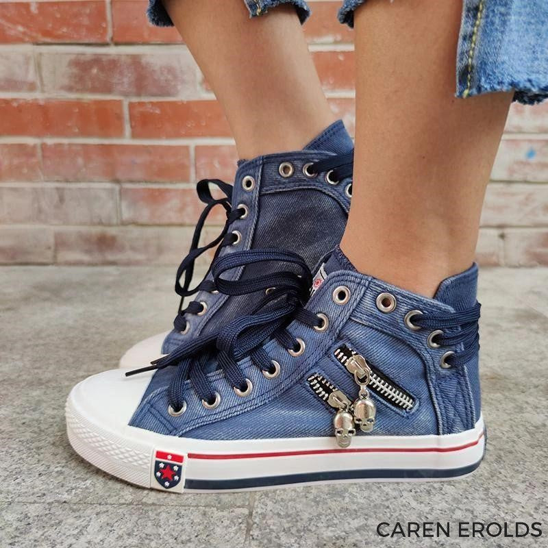 Kayden | Denim charmes sneakers