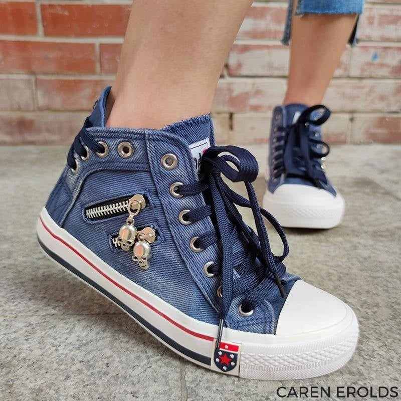 Kayden | Denim charmes sneakers