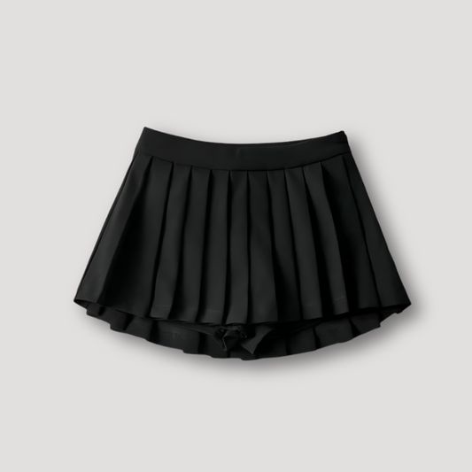 Verticaal Pleated Design Summer Mini Skort