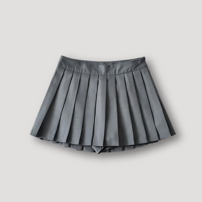 Verticaal Pleated Design Summer Mini Skort