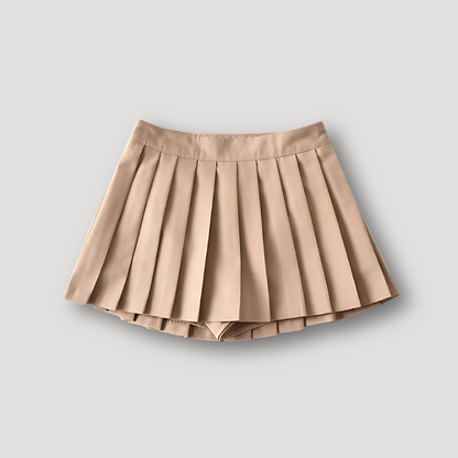 Verticaal Pleated Design Summer Mini Skort