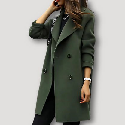 Elegant Double Breasted Trenchcoat Dames