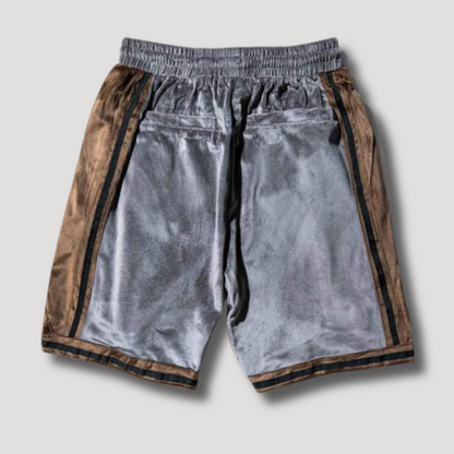 Y2K Retro Style Velvet Shorts - Streetwear korte broek voor mannen