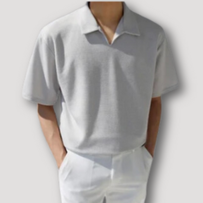 Zomers Heren Cubaanse Kraag Polo Shirt