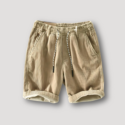 Zomer Corduroy Trekkoord Shorts Voor Heren