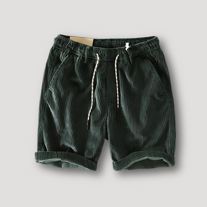 Zomer Corduroy Trekkoord Shorts Voor Heren