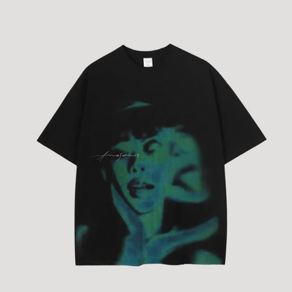 Torn Vrouwen Portret Ziel Grafisch Shirt