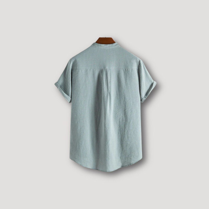 Verticaal Gestreept Patroon Henley Shirt