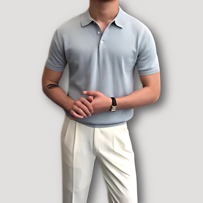 Zomer Korte Mouw Slim Fit Polo Shirt Heren