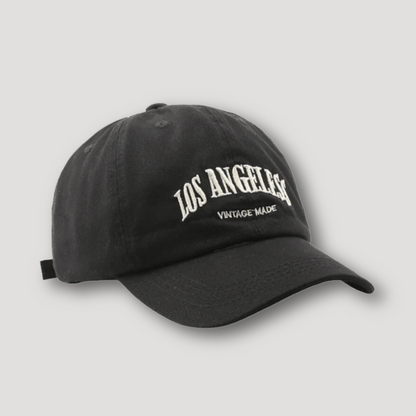 Retro Vintage 'LOS ANGELES' Washed Vervaagd Baseball Cap