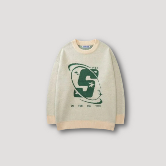 Hoofdletter S Ster Serrenstelsel Grafische Sweater