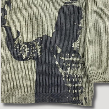 Y2K Sagittarius Sweater -  Knitted turtleneck streetwear