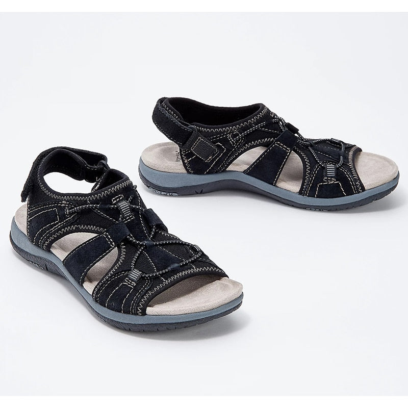 Zomer comfortabele platte strandsandalen voor vrouwen