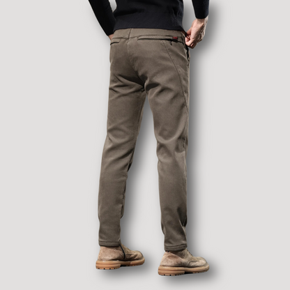 Tailored Fit Minimalistisch Casual Chino Broek Mannen