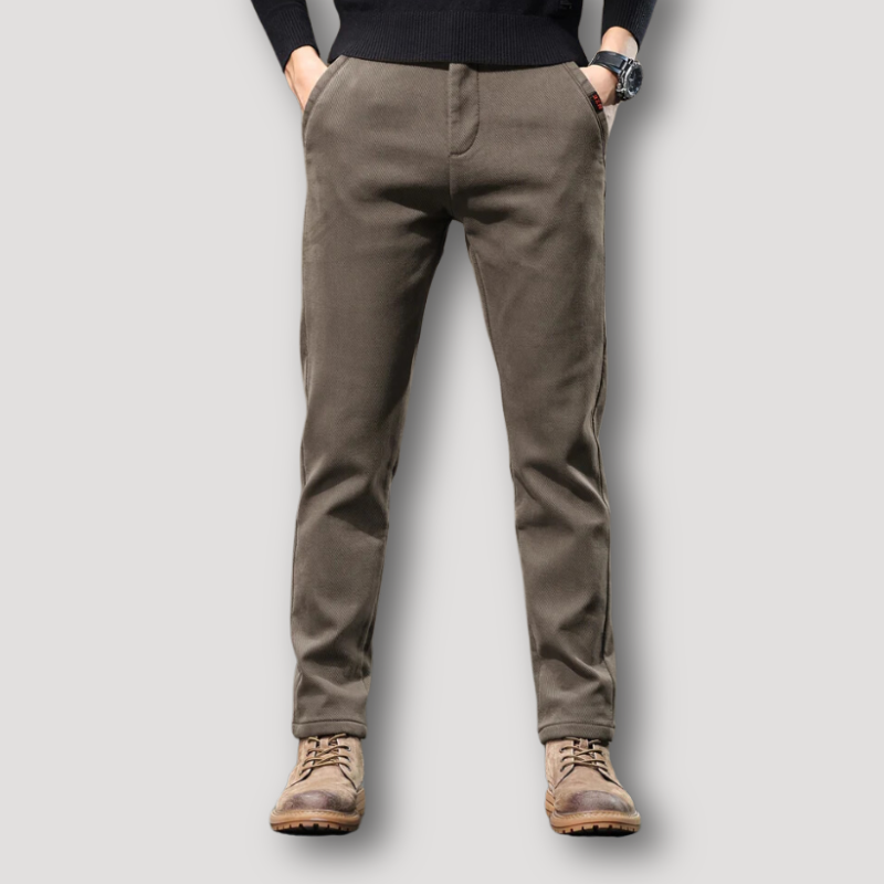 Tailored Fit Minimalistisch Casual Chino Broek Mannen