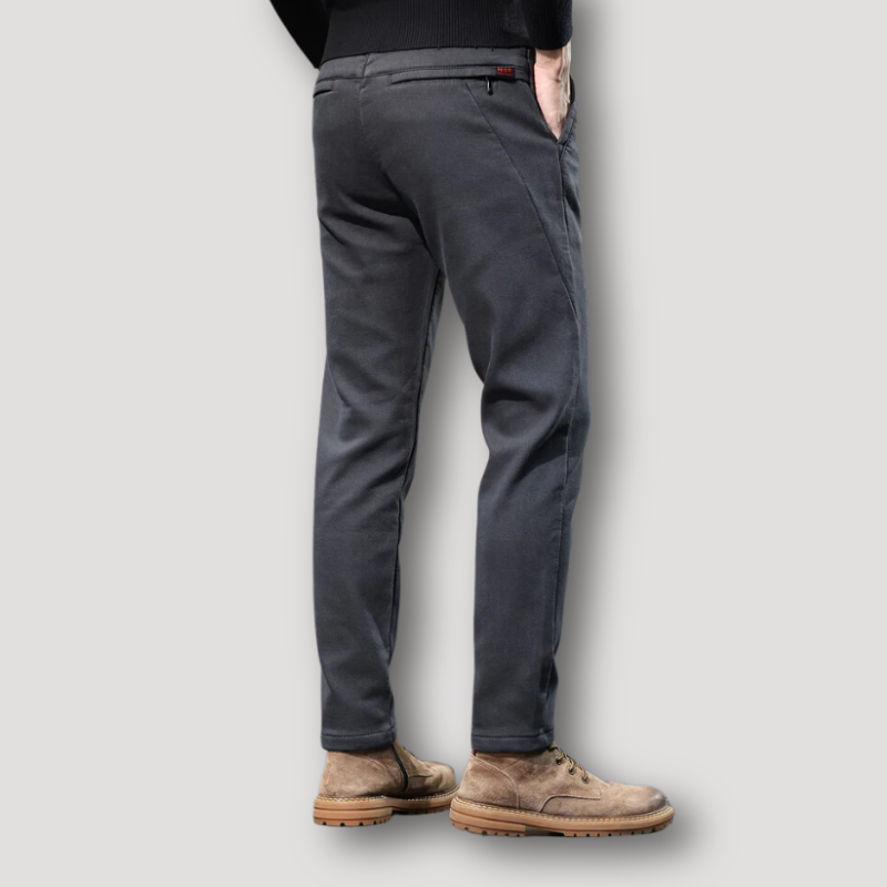 Tailored Fit Minimalistisch Casual Chino Broek Mannen