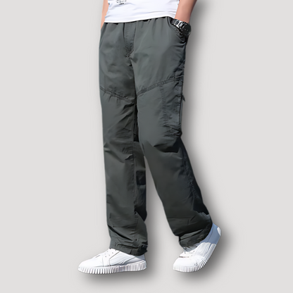 Klassiek Utilitair Relaxed Straight Leg Cargo Broek